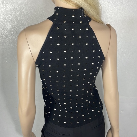 ZARA STUDDED TOP - Picture 6 of 10
